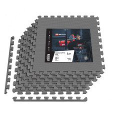 Мат-пазл Hop-Sport HS-A010PM-6 EVA 1cm 6 частей gray